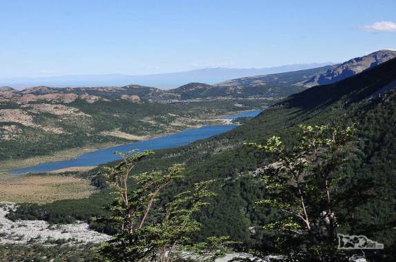 Lagunas Madre e Hija no parque Los Glaciares, região de El Chaltén, no sul da patagonia argentina